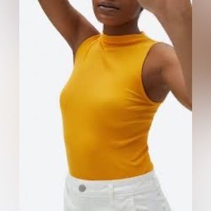 Everlane The Pima Micro-Rib Funnel-Neck Tank